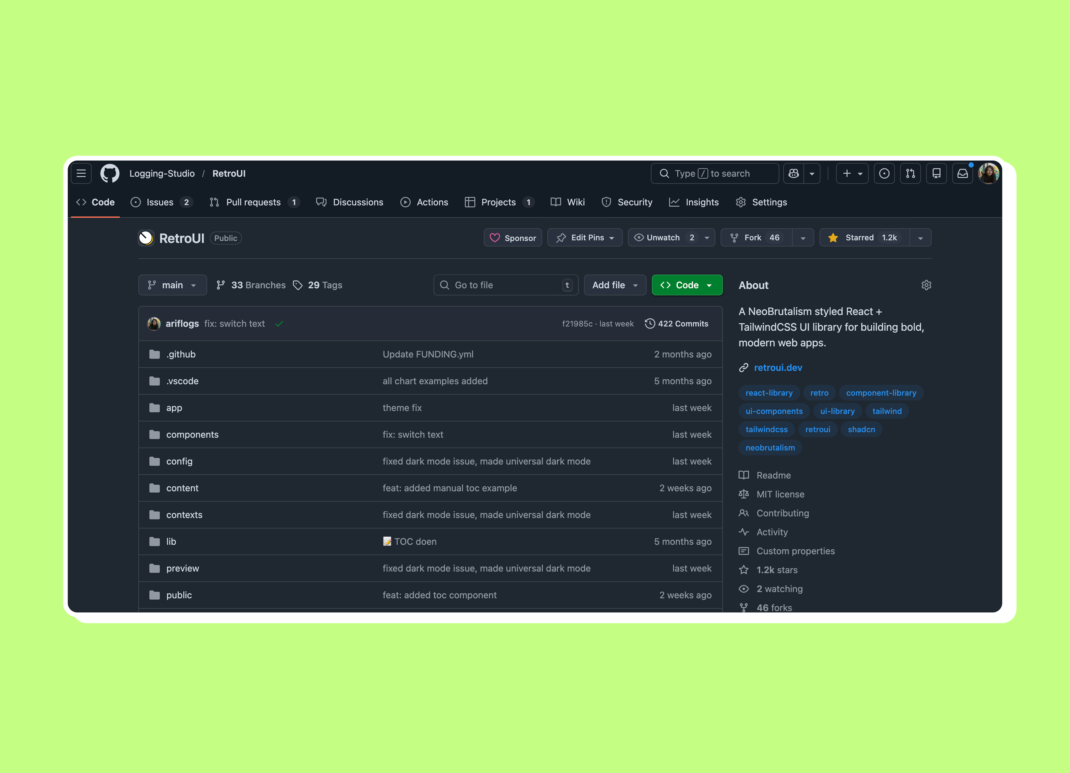 Retro Ui Github